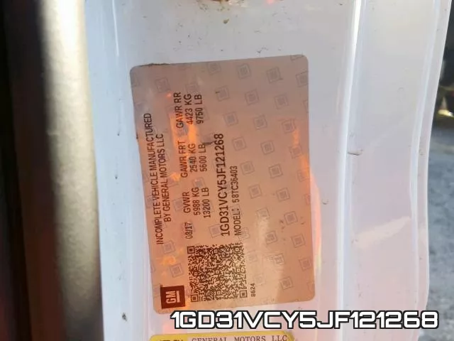1GD31VCY5JF121268 фото 2