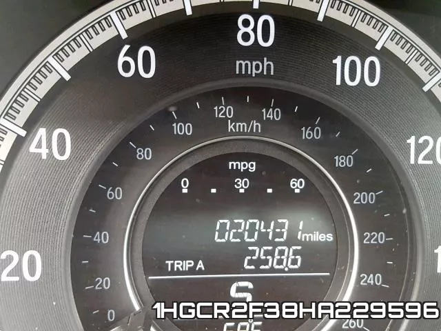 1HGCR2F38HA229596 фото 9