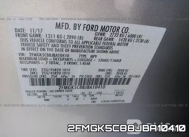 2FMGK5C88JBA10410 фото 10