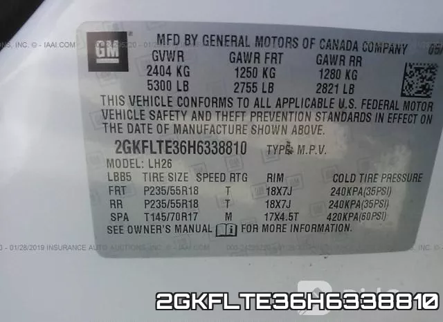 2GKFLTE36H6338810 фото 10