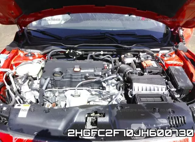 2HGFC2F70JH600730 фото 2