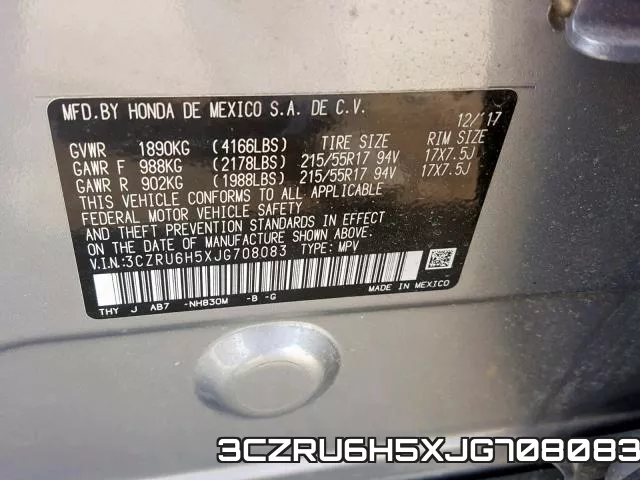 3CZRU6H5XJG708083 фото 2