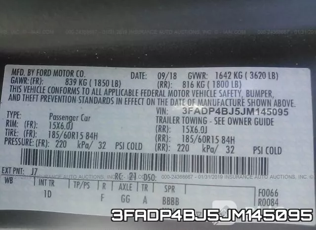 3FADP4BJ5JM145095 фото 10