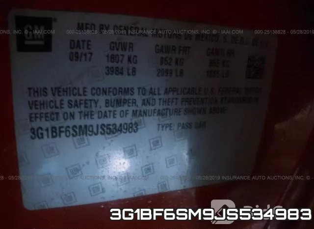 3G1BF6SM9JS534983 фото 10