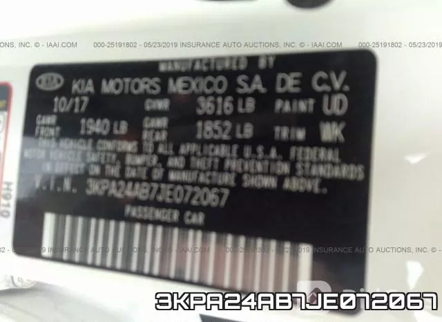 3KPA24AB7JE072067 фото 10