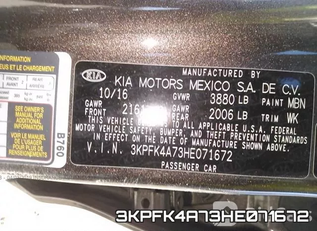 3KPFK4A73HE071672 фото 10