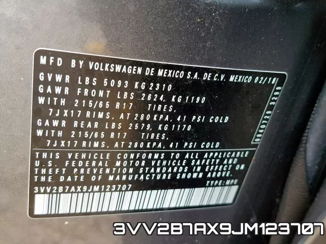 3VV2B7AX9JM123707 фото 2