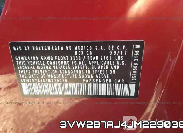 3VW2B7AJ4JM229036 фото 10