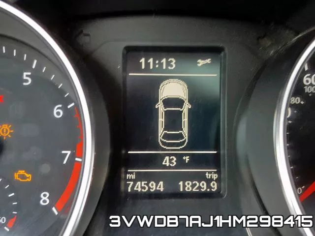 3VWDB7AJ1HM298415 фото 9