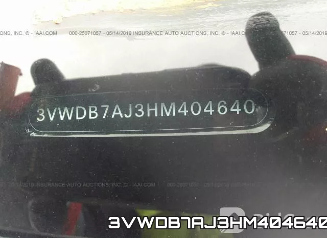 3VWDB7AJ3HM404640 фото 10