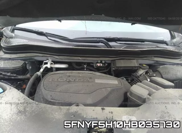 5FNYF5H10HB035730 фото 2