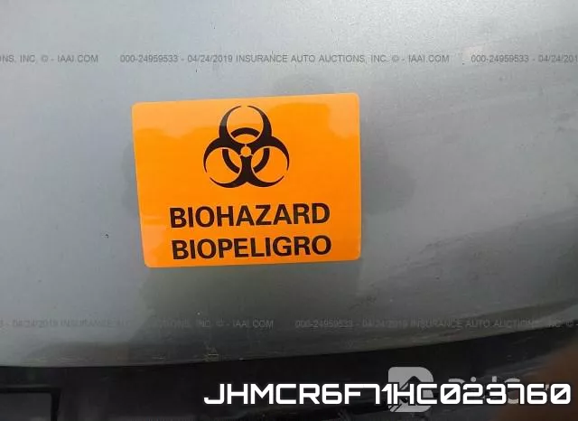 JHMCR6F71HC023760 фото 2