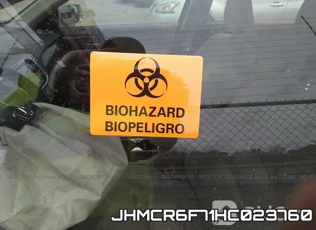JHMCR6F71HC023760 фото 8