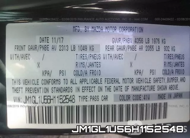 JM1GL1U56H1152548 фото 10