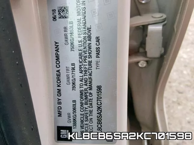 KL8CB6SA2KC701598 фото 2
