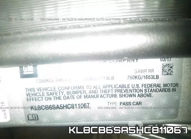 KL8CB6SA5HC811067 фото 10