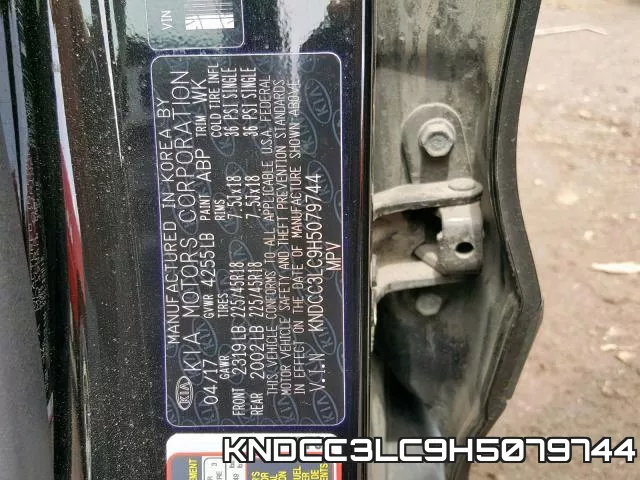 KNDCC3LC9H5079744 фото 2