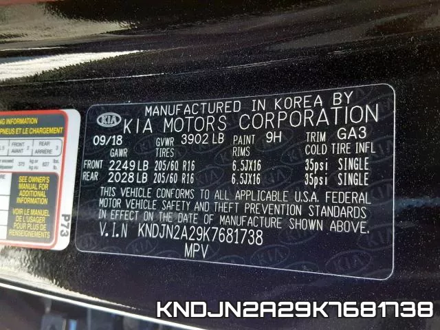 KNDJN2A29K7681738 фото 2