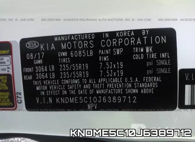 KNDME5C10J6389712 фото 10