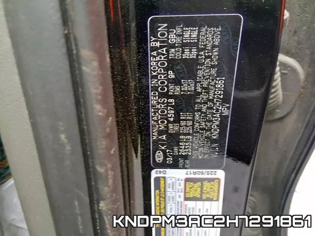 KNDPM3AC2H7291861 фото 2