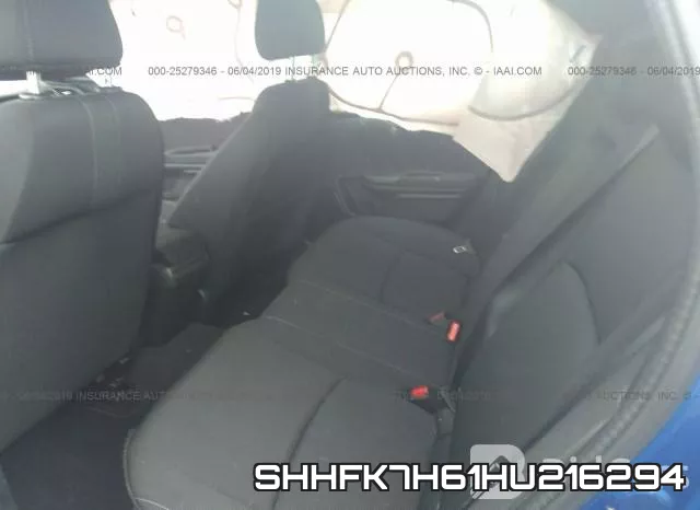 SHHFK7H61HU216294 фото 9
