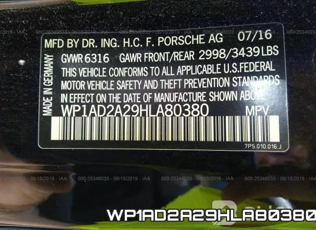 WP1AD2A29HLA80380 фото 10