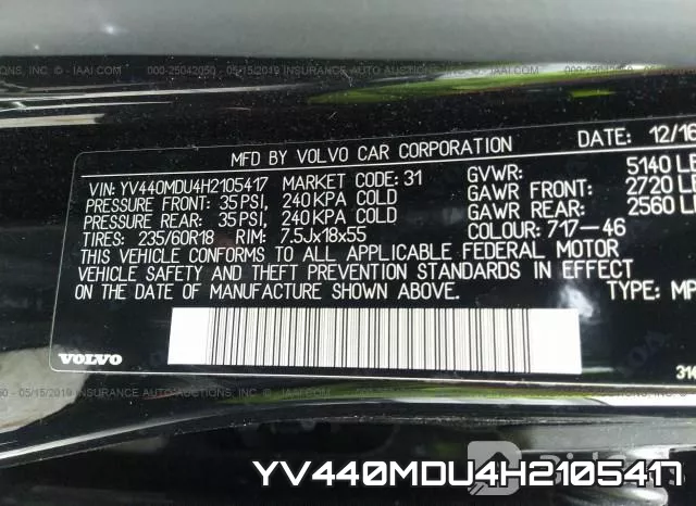 YV440MDU4H2105417 фото 10