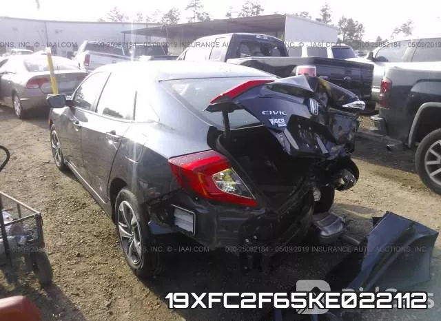 19XFC2F65KE022112 фото 4