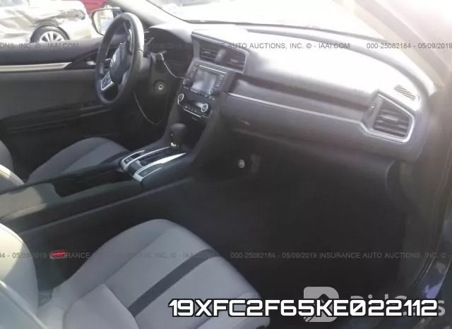 19XFC2F65KE022112 фото 6