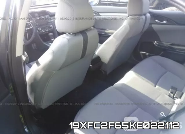 19XFC2F65KE022112 фото 9