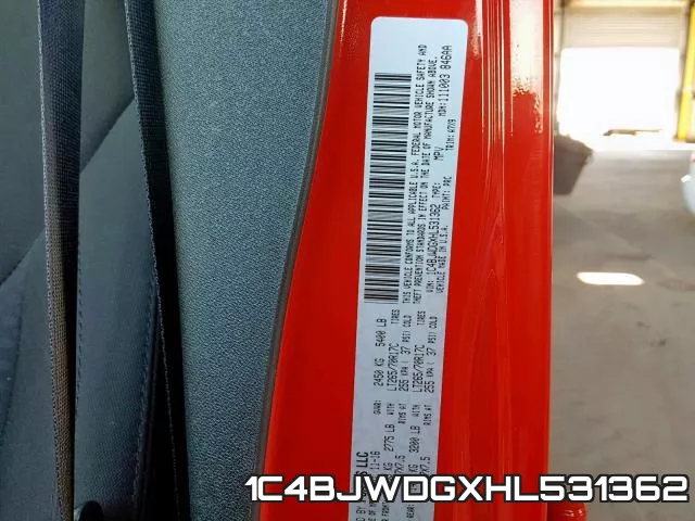 1C4BJWDGXHL531362 фото 2