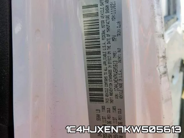 1C4HJXEN7KW505613 фото 2