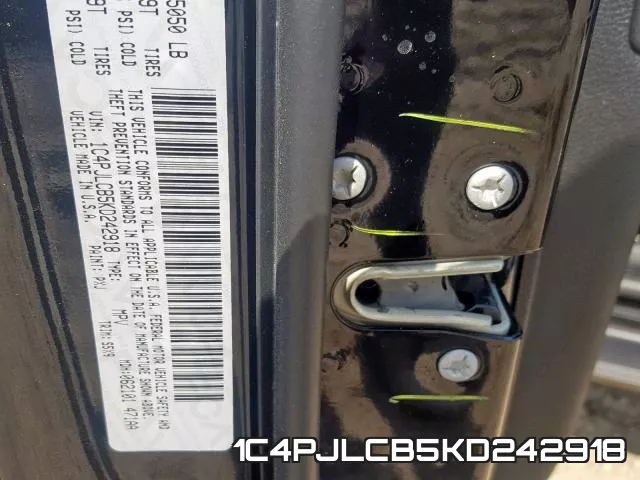 1C4PJLCB5KD242918 фото 2