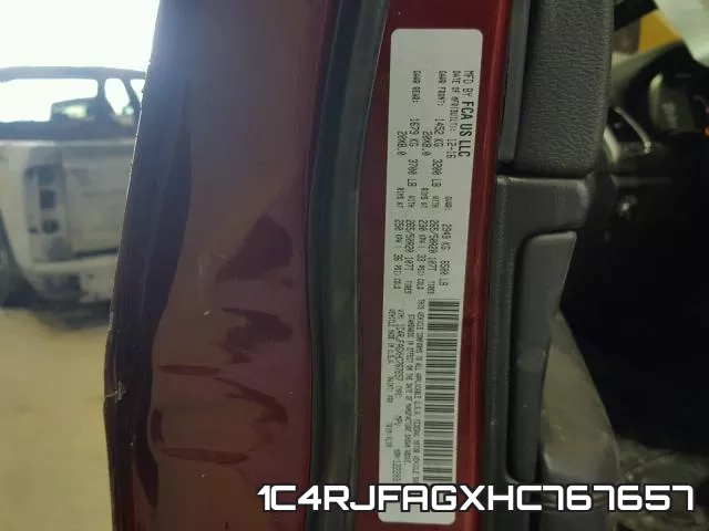 1C4RJFAGXHC767657 фото 2
