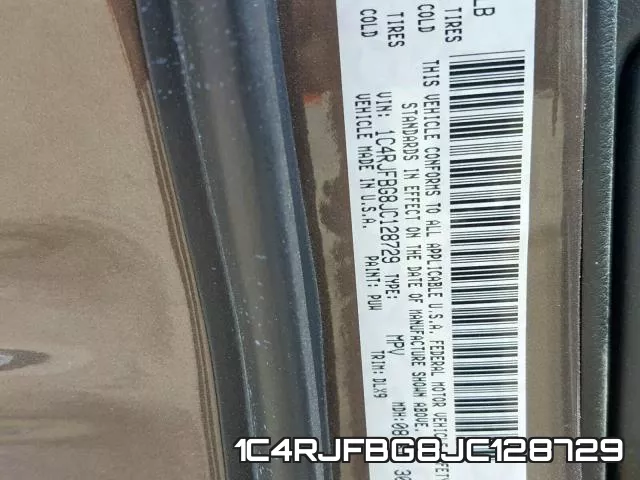 1C4RJFBG8JC128729 фото 2