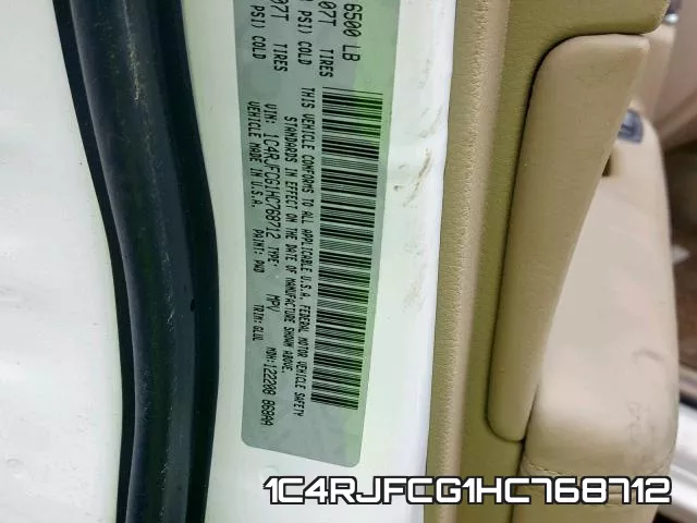 1C4RJFCG1HC768712 фото 2