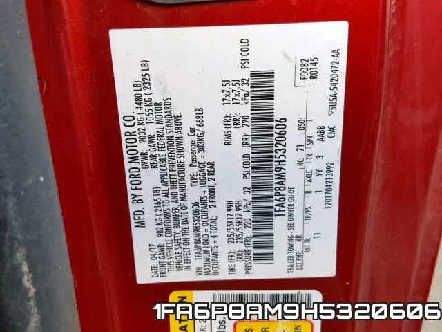 1FA6P8AM9H5320606 фото 2