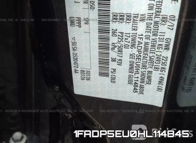 1FADP5EU0HL114845 фото 10