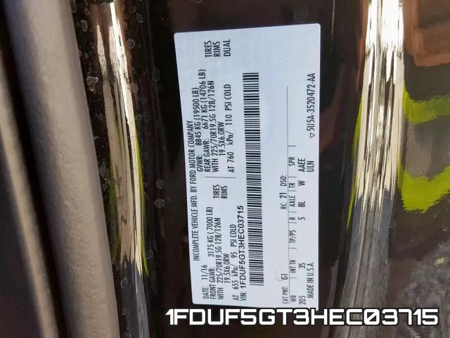 1FDUF5GT3HEC03715 фото 2