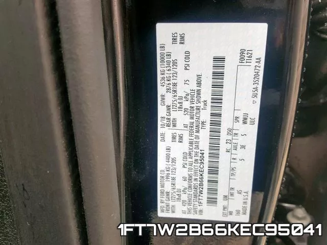1FT7W2B66KEC95041 фото 2