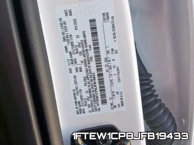 1FTEW1CP8JFB19433 фото 2