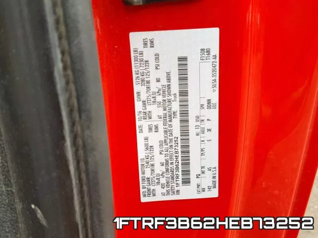 1FTRF3B62HEB73252 фото 2