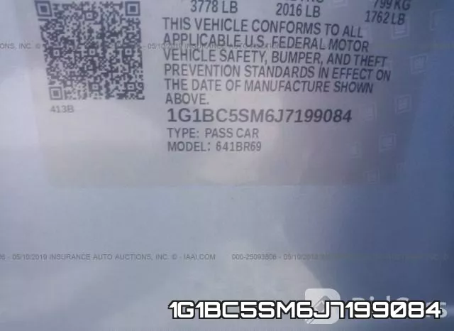 1G1BC5SM6J7199084 фото 9