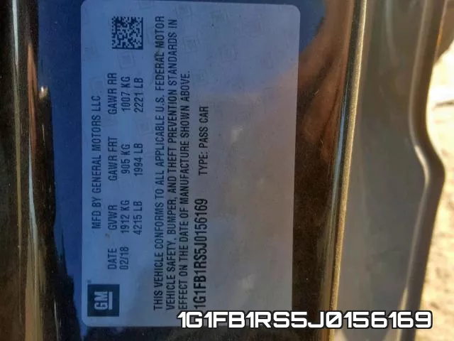 1G1FB1RS5J0156169 фото 2