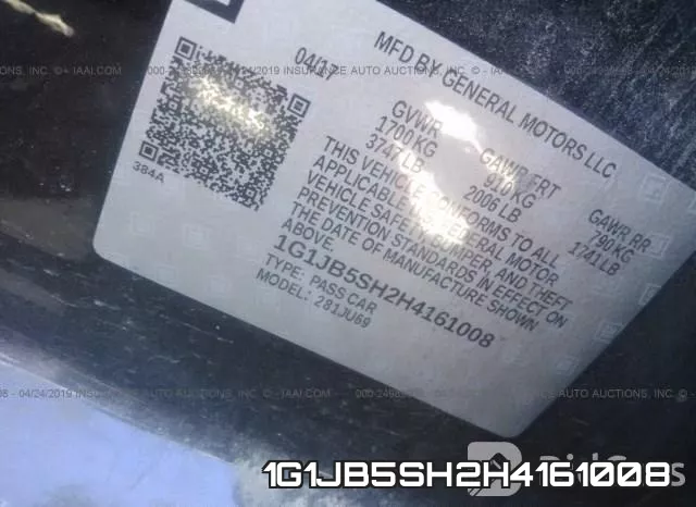 1G1JB5SH2H4161008 фото 10