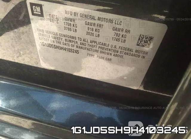 1G1JD5SH9H4103245 фото 10