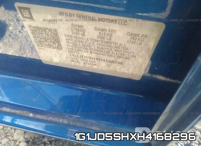 1G1JD5SHXH4168296 фото 10