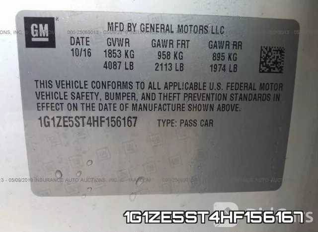 1G1ZE5ST4HF156167 фото 10