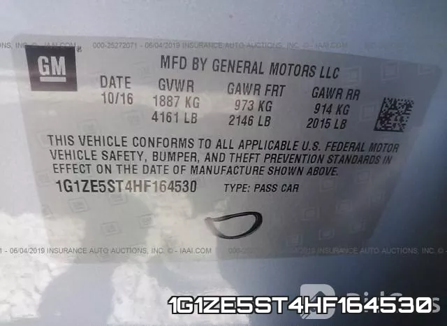 1G1ZE5ST4HF164530 фото 10