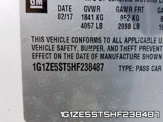 1G1ZE5ST5HF238487 фото 2